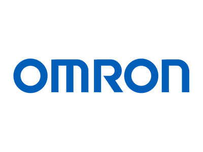 Logo de Omron, sensores y control industrial