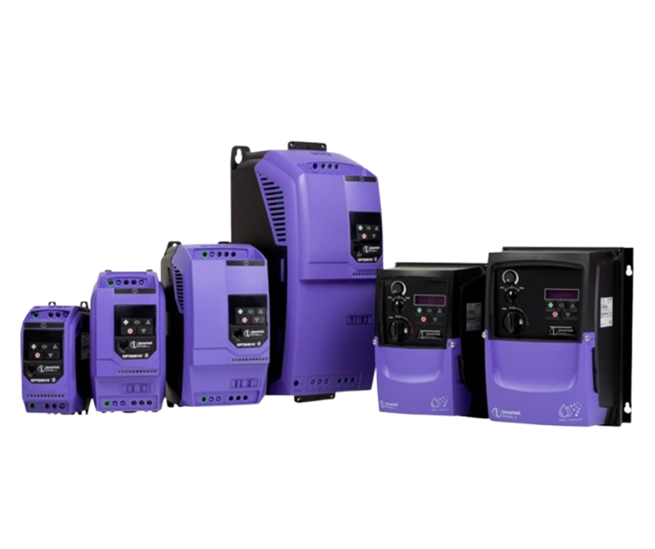 Variadores de frecuencia marca Invertek para control de motores eléctricos industriales