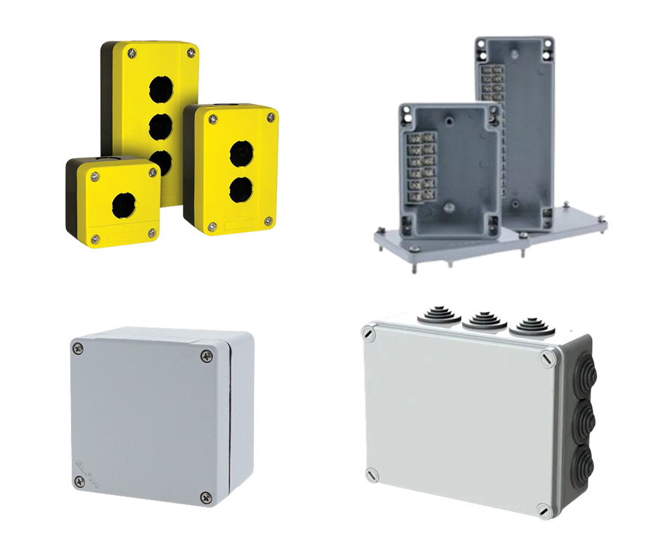 Cajas de conexión eléctrica para uso industrial y comercial